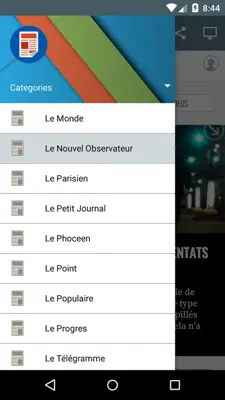 Les Journaux en Français android App screenshot 12