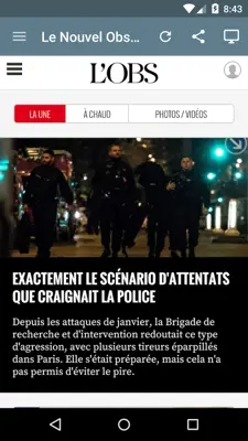 Les Journaux en Français android App screenshot 14