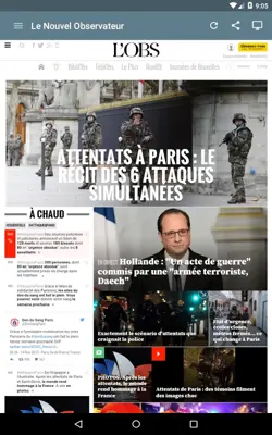 Les Journaux en Français android App screenshot 6