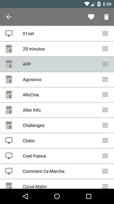 Les Journaux en Français android App screenshot 8